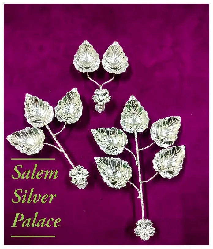Silver Betel Leaf With Holder image 1