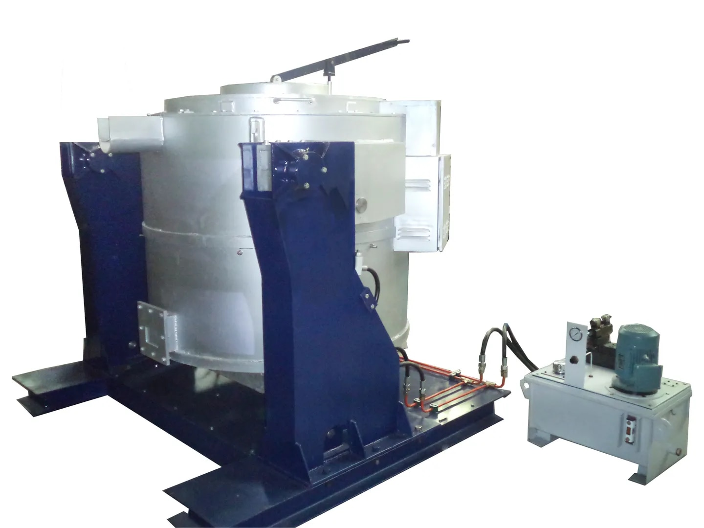 Electric Aluminum melting furnace tilting Type image 1