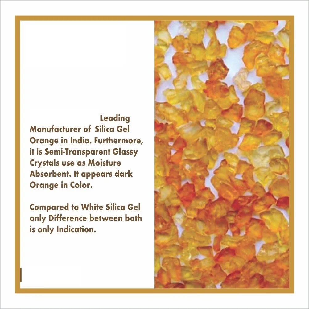 orange silica gel as Desiccant image 1