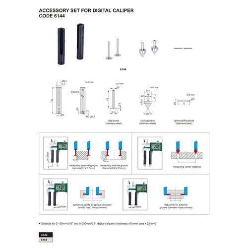Accessory Set For Digital Calipers image 1