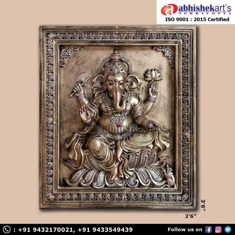 Fiber Ganesha wall mural image 1