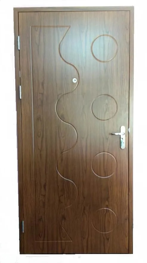 Wooden Finish Steel Door image 1