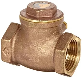 RN FORGED BRASS HORIZONTAL CHECK VALVE image 1