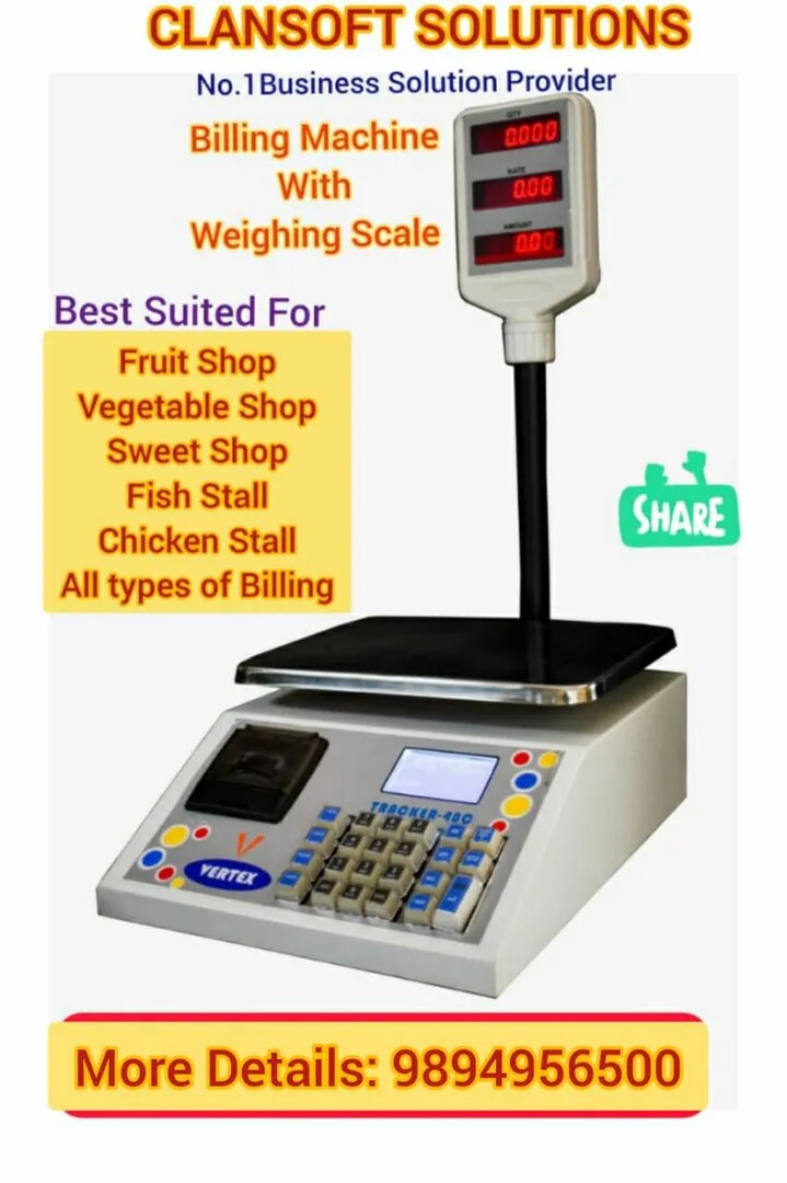 BILLING CUM WEIGHING MACHINE TRACKER 40C image 1