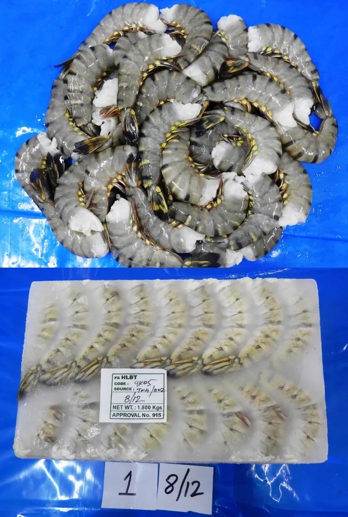 HEADLESS BLACK TIGER PRAWNS & SHRIMPS image 1