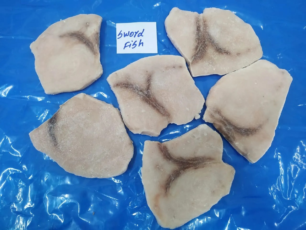 RAW FROZEN SWORD FISH SLICES image 1