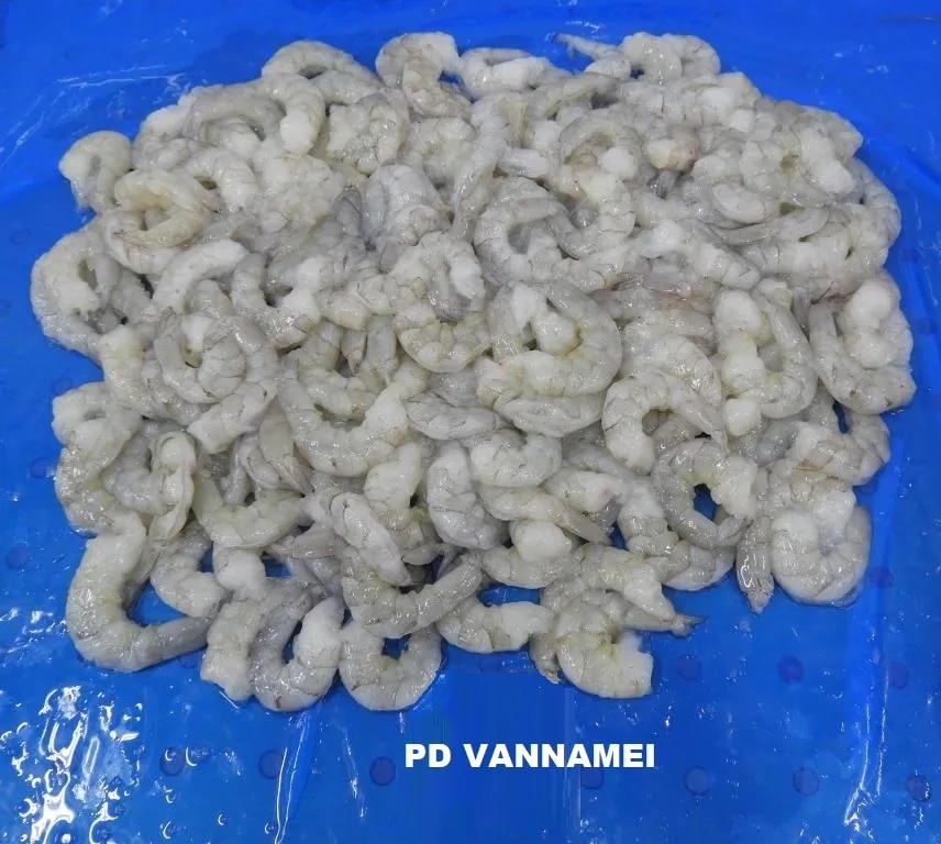 RAW FROZEN PD VANNAMEI IQF SHRIMPS image 1
