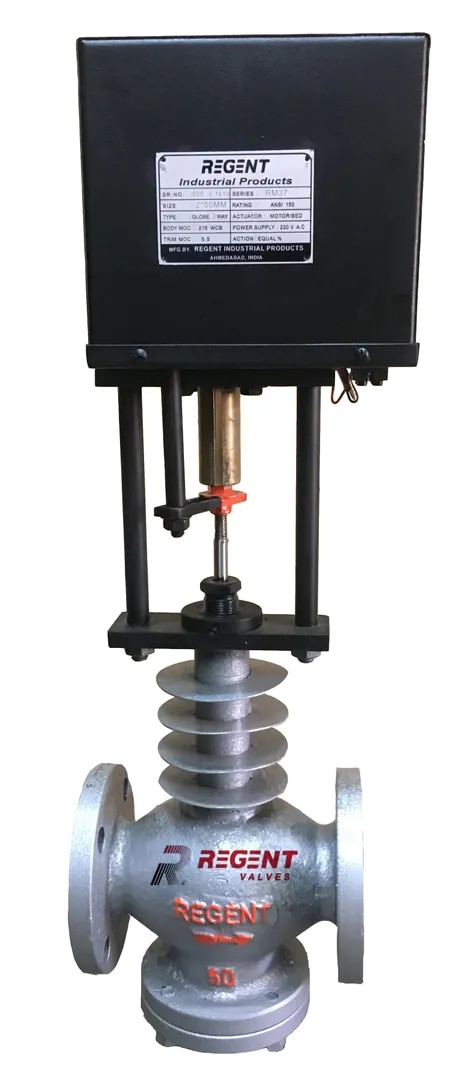 MOTORISED GLOBE CONTROL VALVE image 1