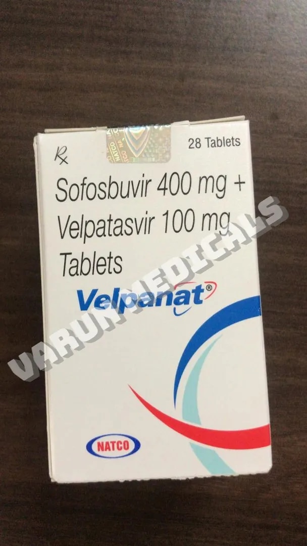 Sofosbuvir 400mg+Velpatasvir 100mg Tablet image 1