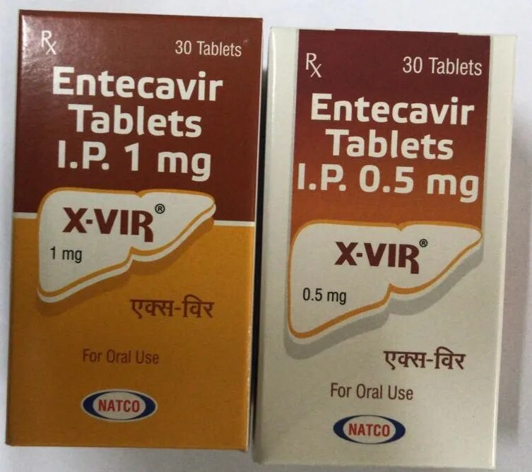 Entecavir 1mg +0.5mg Tablet image 1