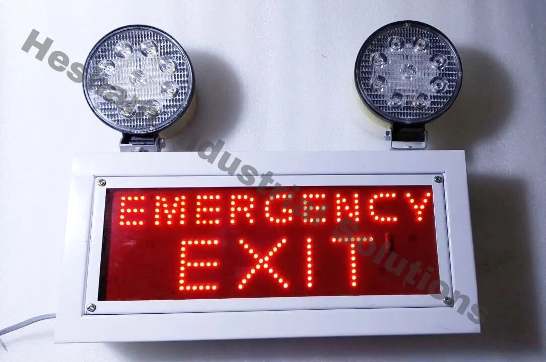 Industrial Emergency Exit Lights (HIS-EE-SING) image 1