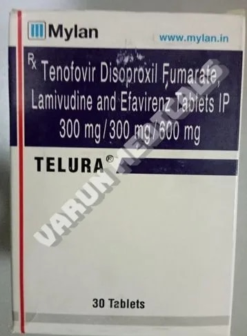 Tenofovir Disproxil Fumarate Lamivudine & Efavirenz300mg/300mg/600mg Tablet image 1
