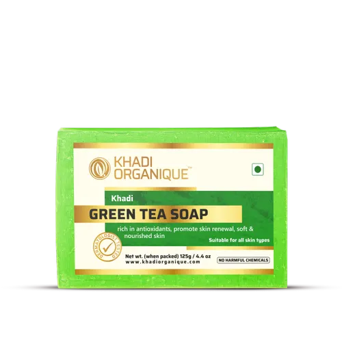 KHADI GREEN TEA SOAP image 1