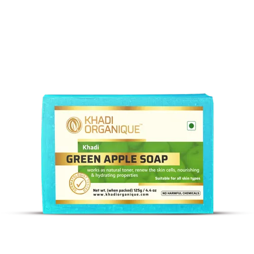 KHADI GREEN APPLE SOAP image 1