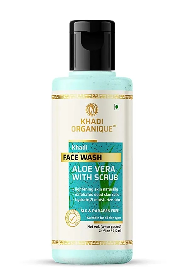 KHADI ALOEVERA FACE WASH SCRUB image 1