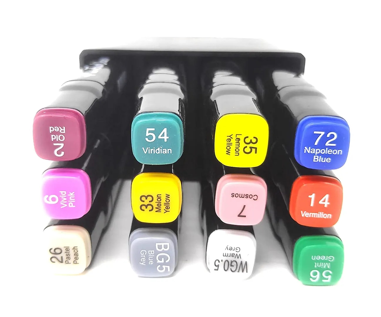 Alcohol Markers 12pcs Touch Cool Marker Double Tipped Sketch Marker for Kids Artist (Multicolour) (Set Of 12) image 1