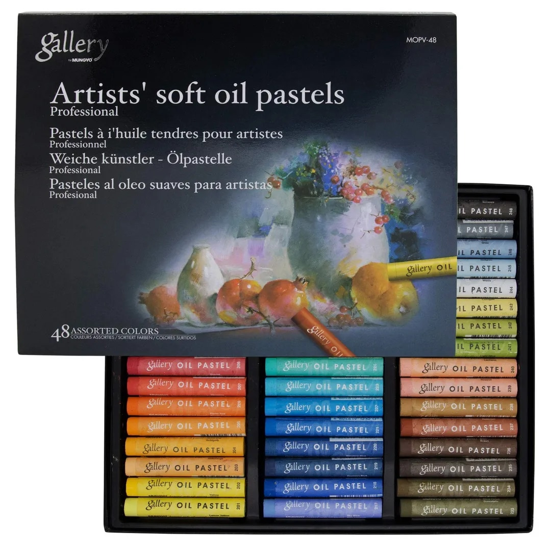Mungyo Gallery Artists' Soft Pastels - 48 Colors, image 1