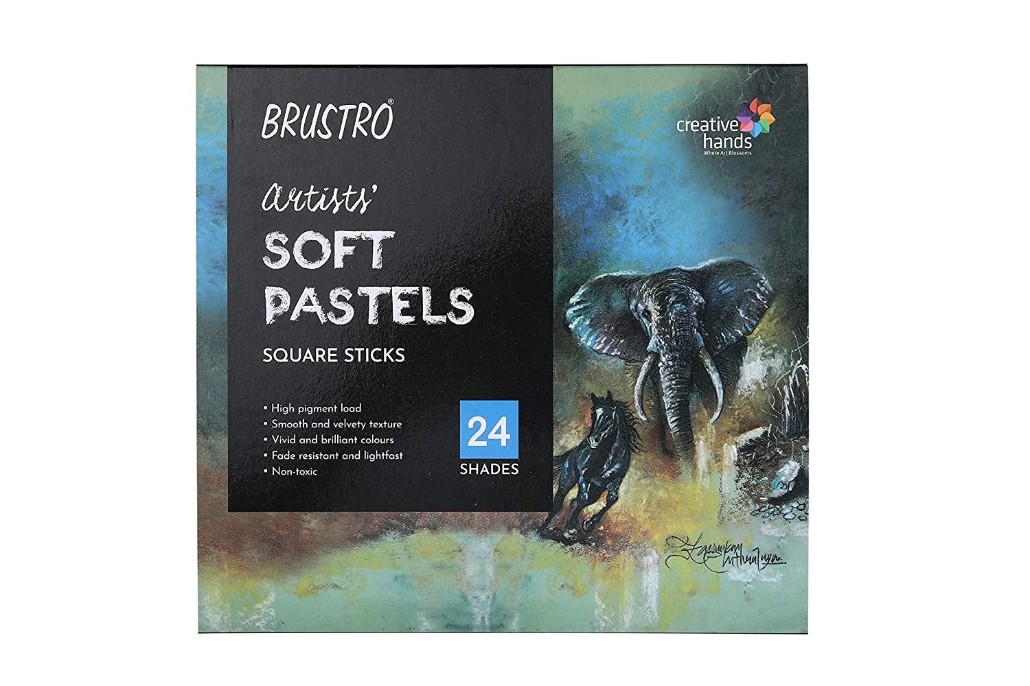 Brustro Artists Soft Pastels Set of 24 image 1
