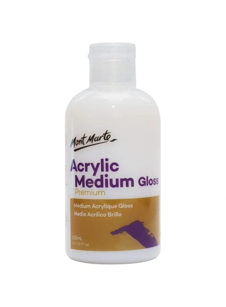 MOUNT MARTE Acrylic Medium Gloss 135ml image 1
