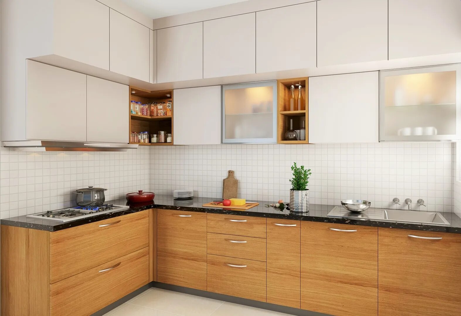 semi modular kitchen in Chennai image 1