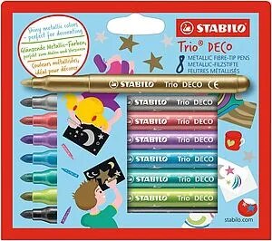 STABILO Trio DECO Metallic fibre-tip pen image 1