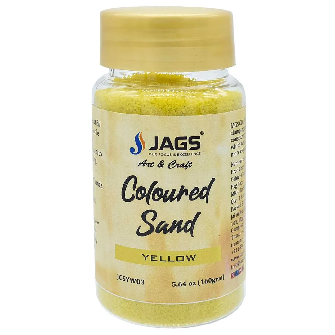 Coloured Sand (160 Grams) ALL COLOURS image 1