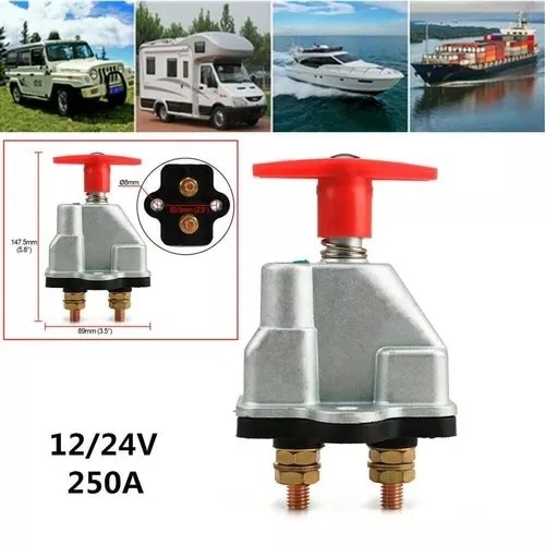 12/24V Main Power Battery Disconnect Switch image 1