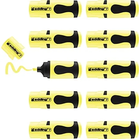 Edding 5 Mini Highlighter Pen - Chisel Tip ( 1 - 3 MM ) - Pastel COLOURS image 1