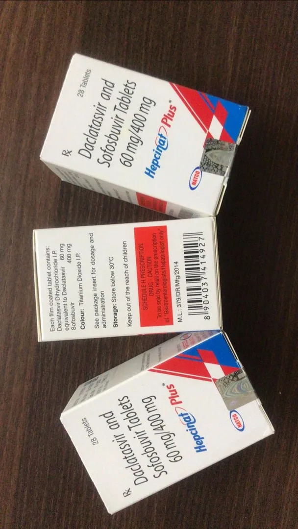 Daclatasvir (60mg) + Sofosbuvir (400mg) image 1