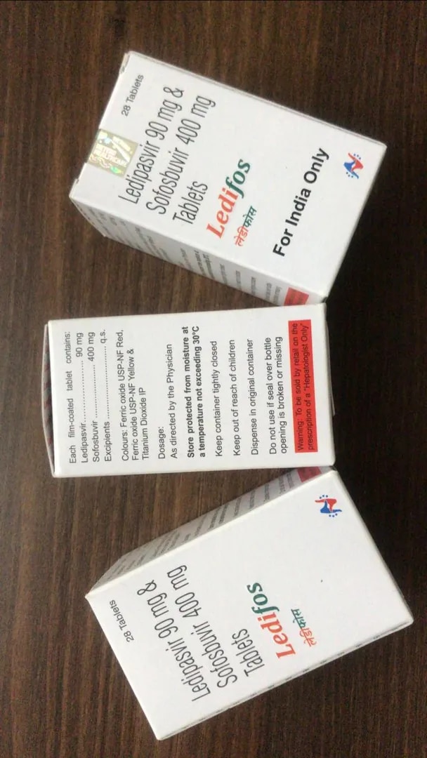 Ledipasvir (90mg) + Sofosbuvir (400mg) image 1