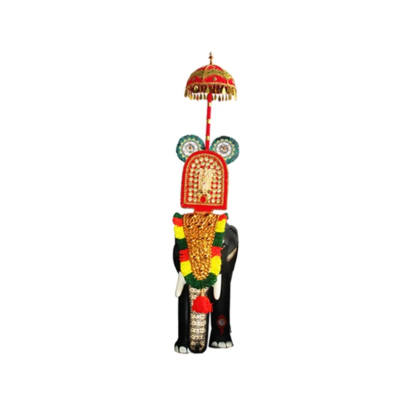 Elephant with Chamayam - 12INCH image 1