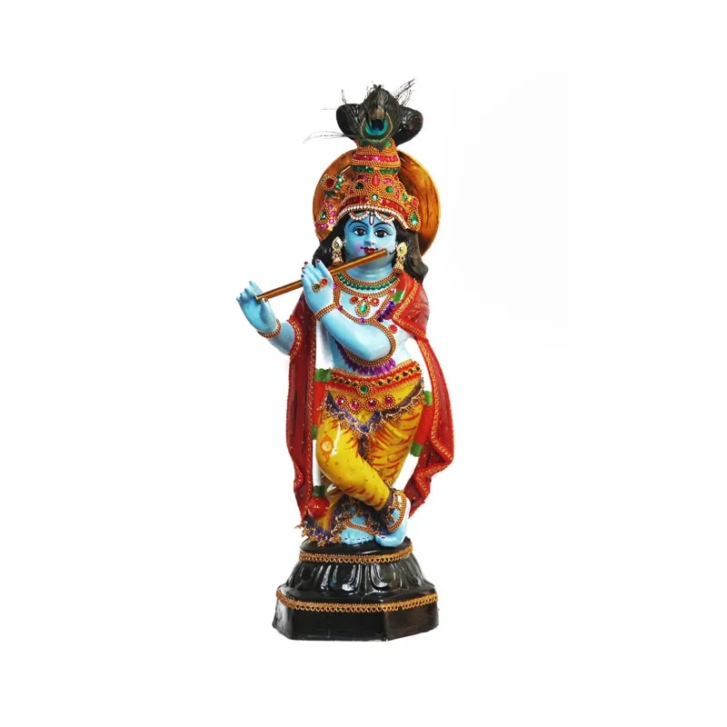 krishna sculpture(Height 27 inch/ 2.25 Feet/ 68 Cm) image 1
