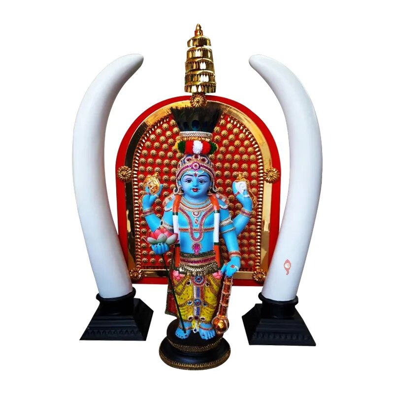 Guruvayurappen Idol with extra decoration image 1
