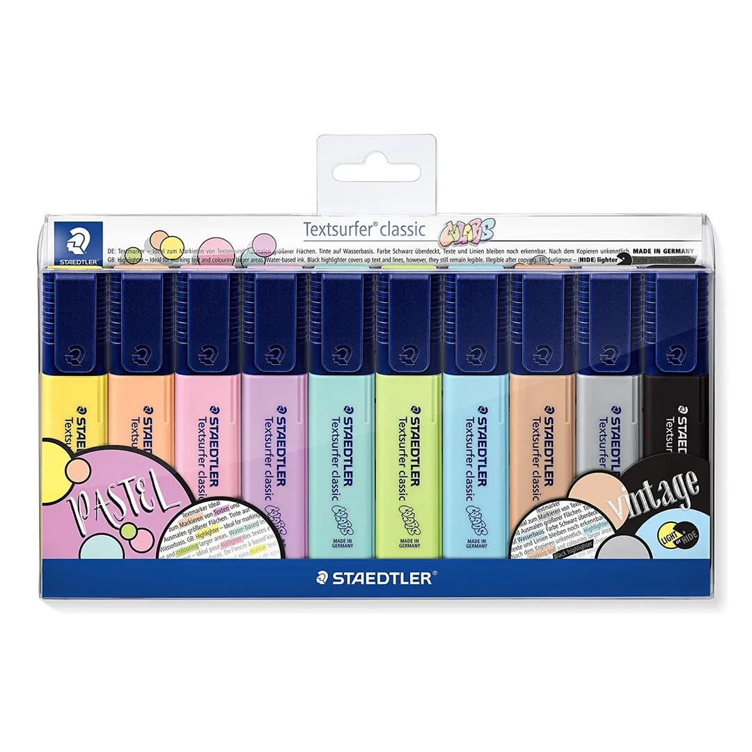 Staedtler Classic Highlighter Set (Pack of 10) image 1