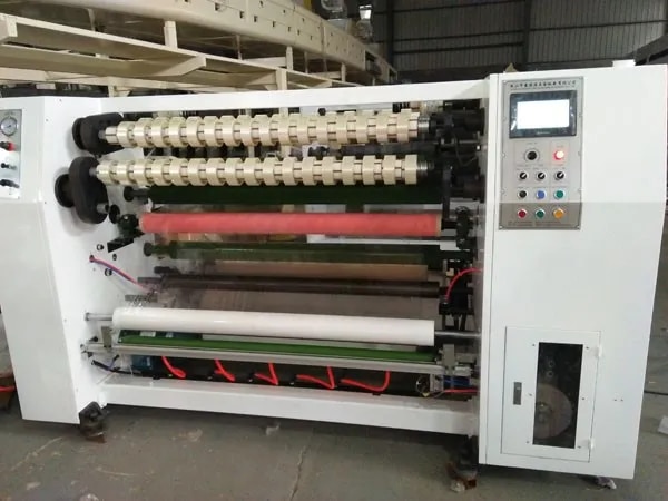 TE 111 BOPP adhesive tape slitting machine image 1