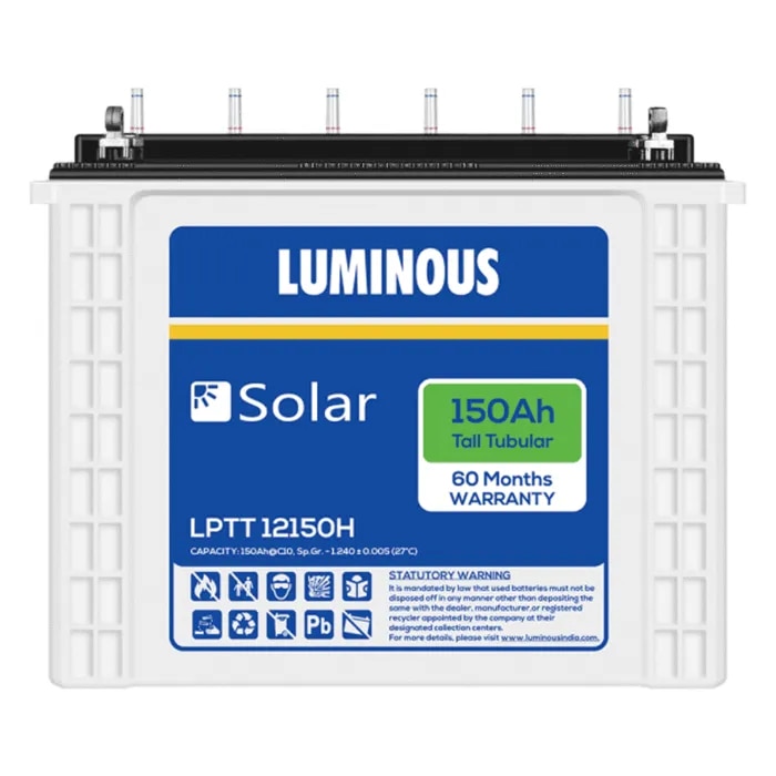 Luminous Solar Battery 150 Ah – LPTT12150H image 1