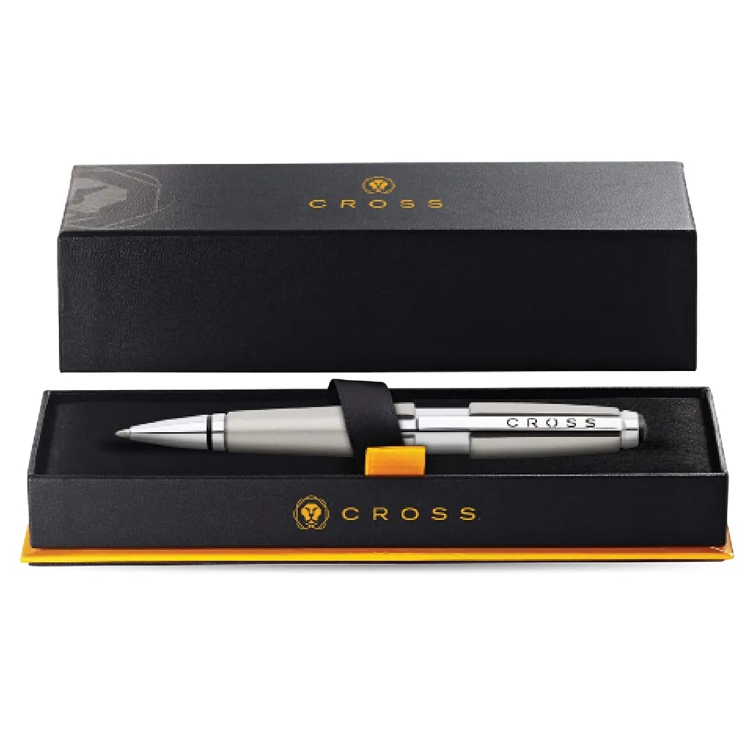 Cross Edge Roller Ball Pen, Titanium Blast image 1
