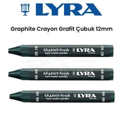 LYRA GRAPHITE 12MM STICKS 9B, 6B, 2B, image 1