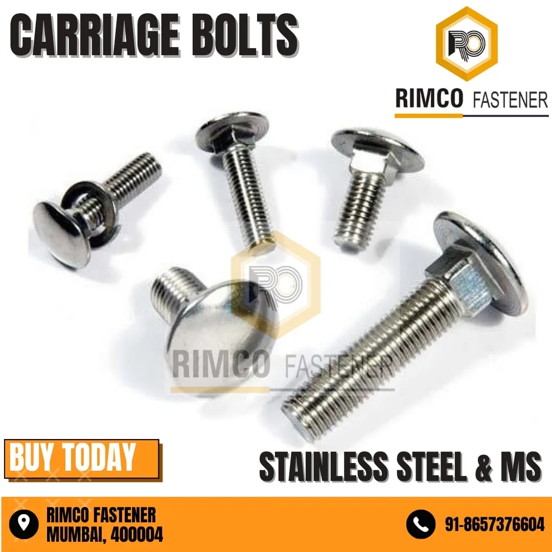 STAINLESS STEEL 304 CARRIAGE BOLTS image 1