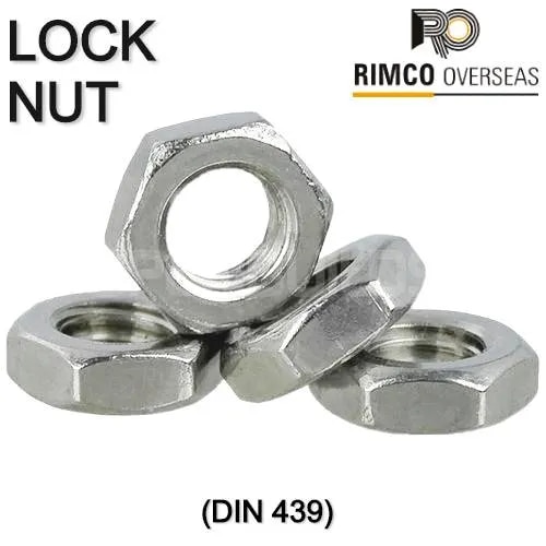 Stainless Steel 304 Thin Nut / Lock Nuts (Jam Nut) image 1