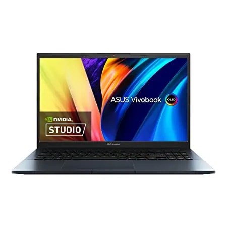 ASUS VIVOBOOK 15 PRO OLED K6500ZE-L501WS (INTEL CORE I5-12450H/16GB RAM/512GB SSD/4GB 3050 TI/15.6" FHD OLED/FINGER PRINT READER/BACKLIT KEYBOARD/WINDOWS 11/MS OFFICE 2021/QUIET BLUE) image 1