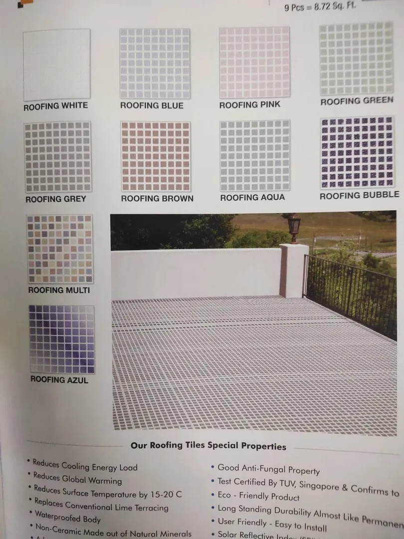 Kag Roof Tiles, Kag Heat Reflective, Roof Top Tiles, image 1