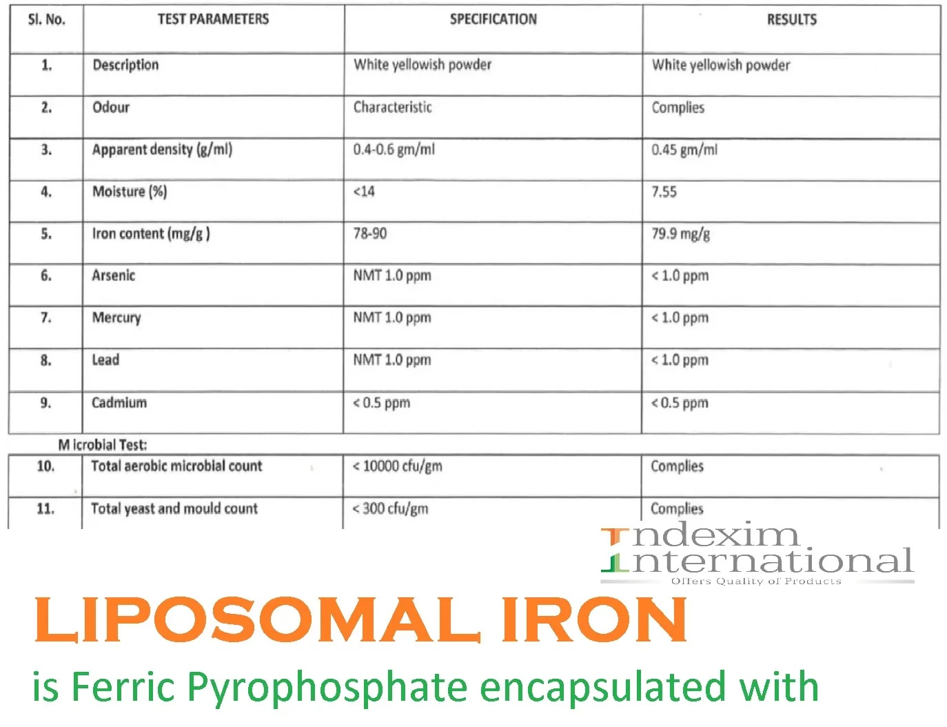 Liposomal Iron , liposomal ferric pyrophosphate image 1