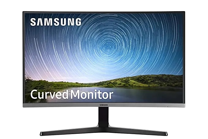 SAMSUNG 27" INCH FHD 1800R CURVED MONITOR (LC27R500FHWXX/DARK BLUE GREY) image 1