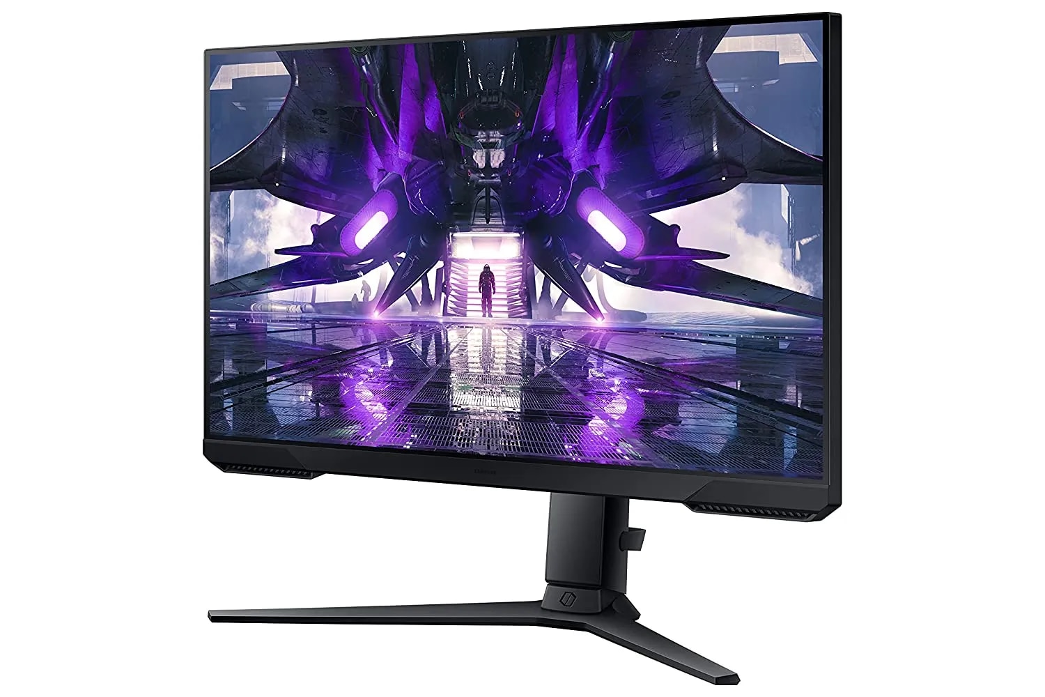 SAMSUNG 24" FHD FLAT GAMING MONITOR,3-SIDED BORDER LESS DISPLAY (LS24AG304NWXXL/DARK BLUE,GREY) image 1