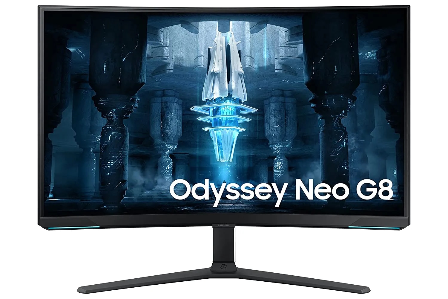 Samsung 32-Inch 3840 x 2160 Pixels ODYSSEY NEO G8 GAMING 4K UHD, MINI-LED, 240 HZ, 1 MS, 1000R CURVED MONITOR, HAS, MATTE DISPLAY, QUANTUM HDR2000, (LS32BG850NWXXL, BLACK) image 1