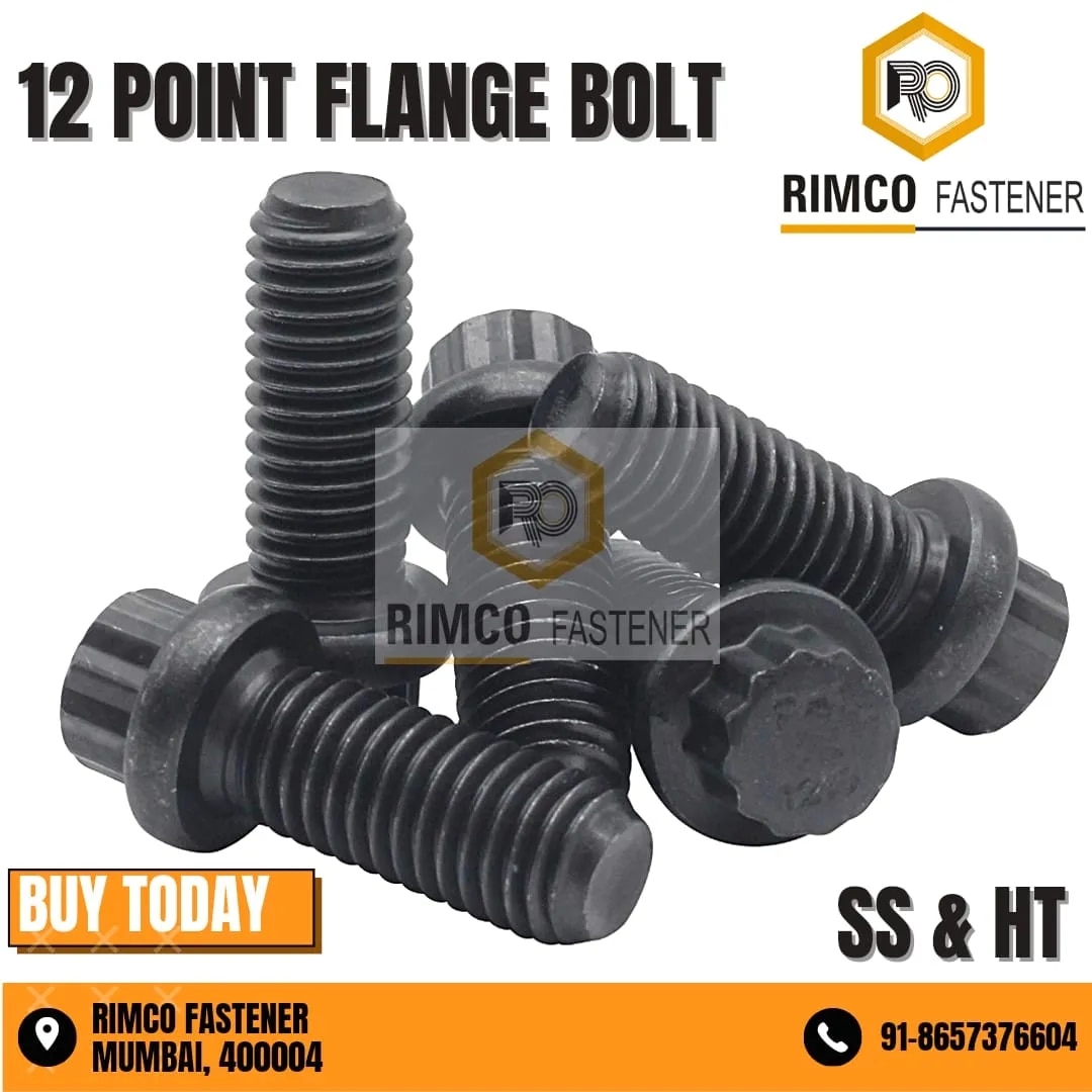 High-Tensile Grade 10.9, 12 Point Flange Bolts, 12 Point Drive Bolts image 1