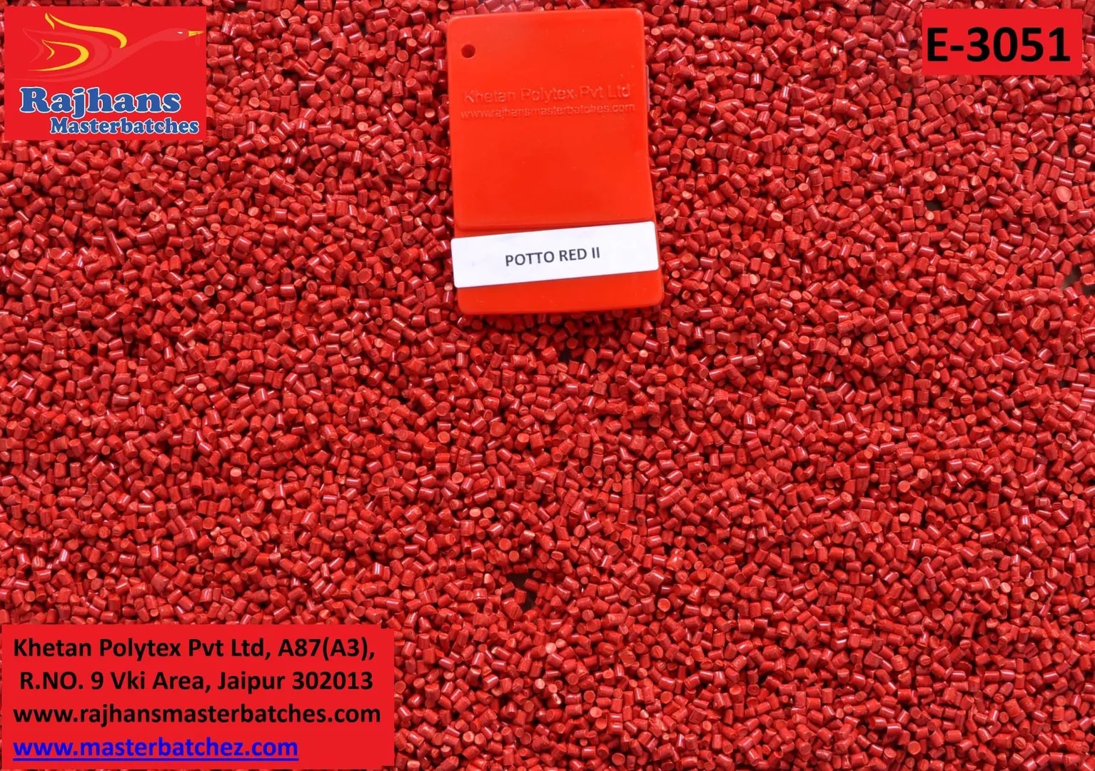 RED MASTER BATCH E- 3051 image 1