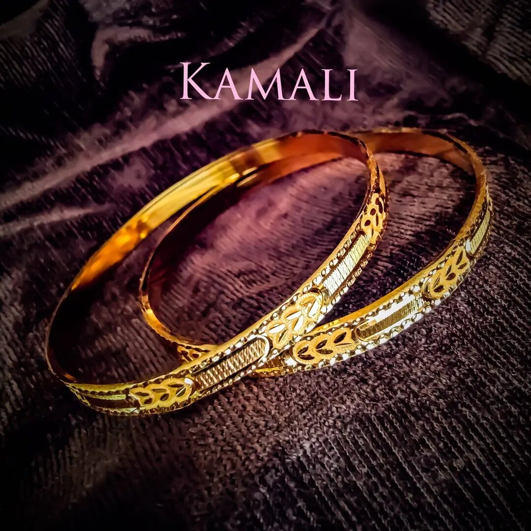 Gold Mix Bangles image 1