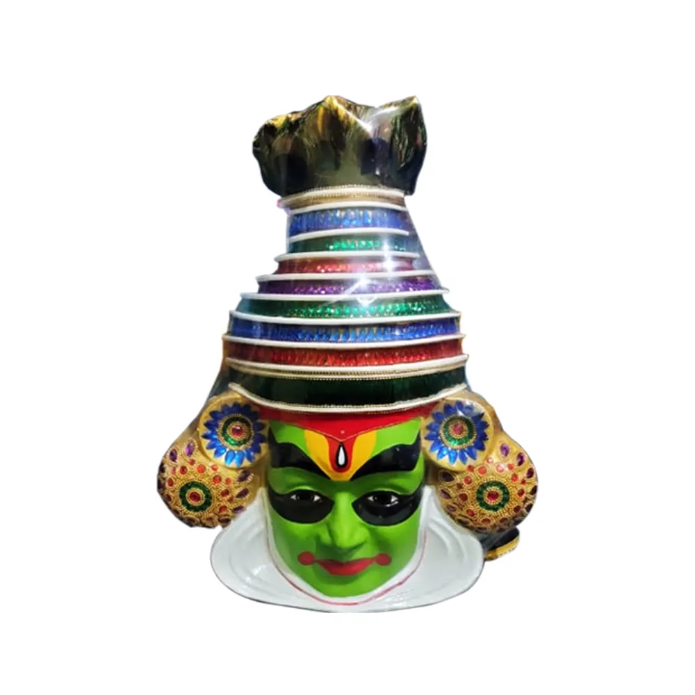 Kathakali mask Krishna 12 inch image 1